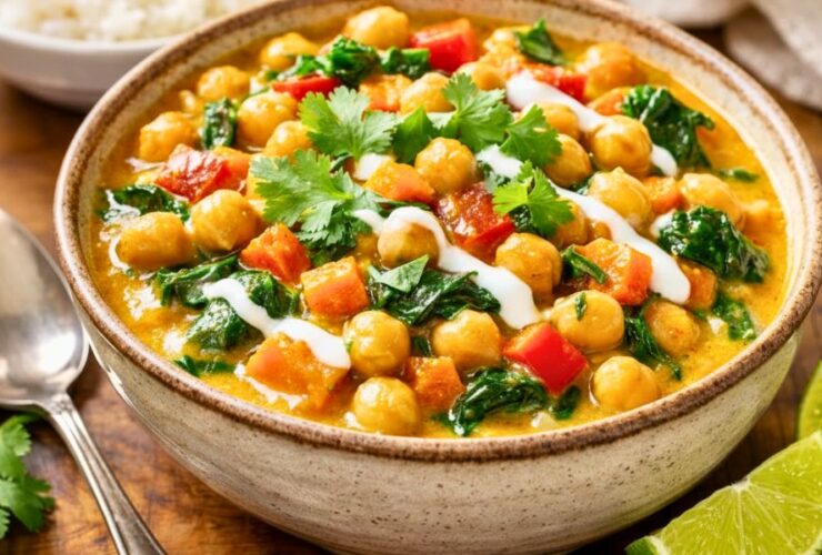 Vegan Chickpea Curry with Vegetables
