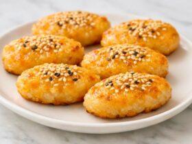 Baked Sweet Potato Sticky Rice Cakes Recipe