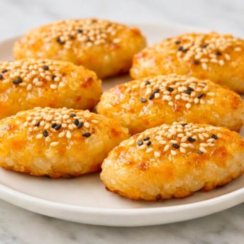 Baked Sweet Potato Sticky Rice Cakes Recipe