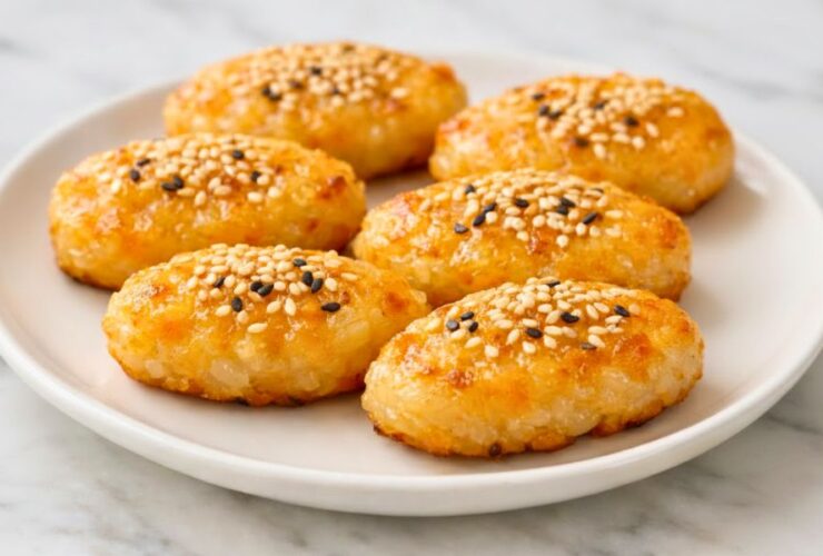 Baked Sweet Potato Sticky Rice Cakes Recipe