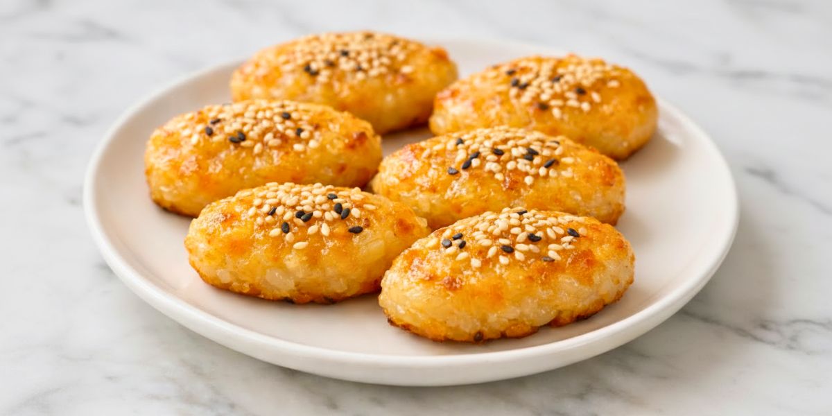 Baked Sweet Potato Sticky Rice Cakes Recipe