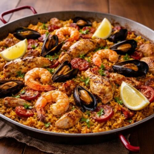 Bobby Flay Grilled Paella Recipe