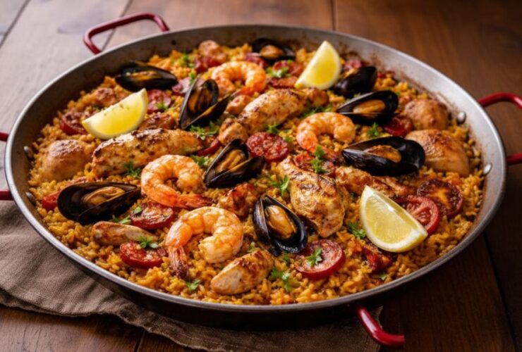 Bobby Flay Grilled Paella Recipe