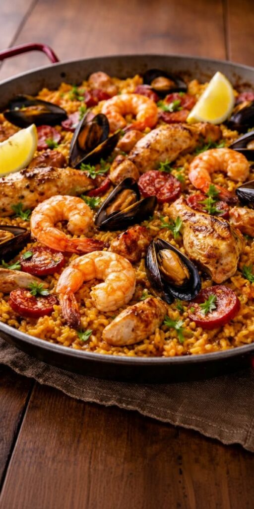 Bobby Flay Grilled Paella Recipe