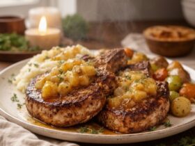 Bobby Flay Pork Chops And Applesauce Recipe