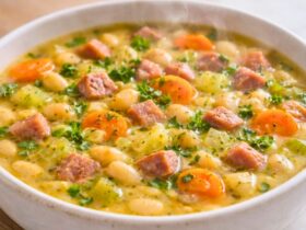 Cozy Ham & Bean Soup Recipe
