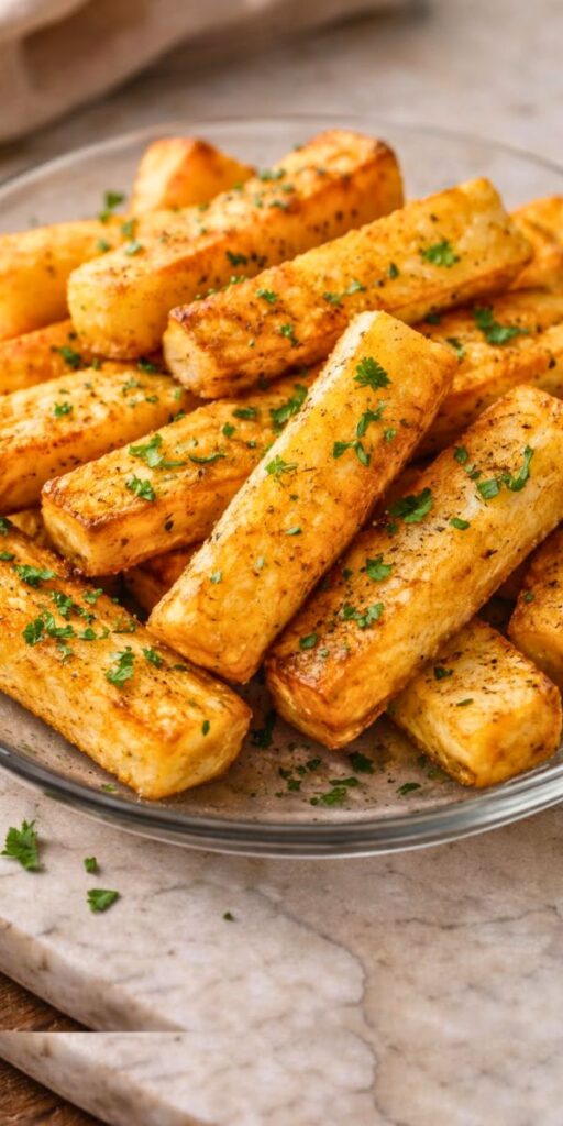 Crispy Cassava Oven Fries Recipe