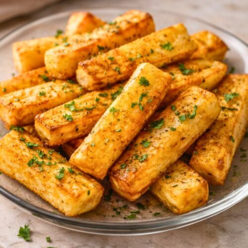 Crispy Cassava Oven Fries Recipe