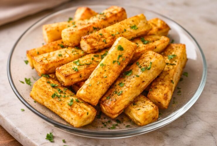 Crispy Cassava Oven Fries Recipe