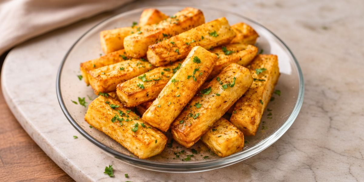 Crispy Cassava Oven Fries Recipe