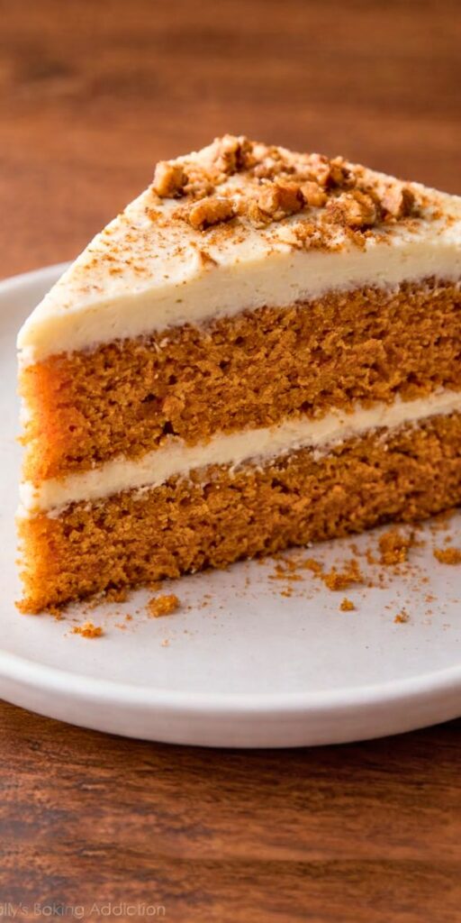 Delicious Olive Oil Pumpkin Cake With Salted Maple Cream Recipe