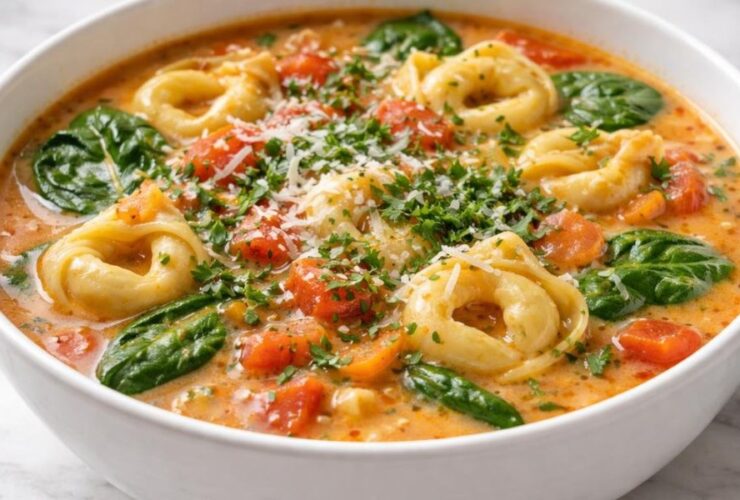 Hearty Tuscan Tortellini Soup Recipe