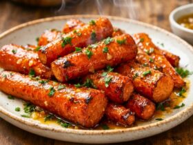 Honey Garlic Butter Roasted Carrots Recipe