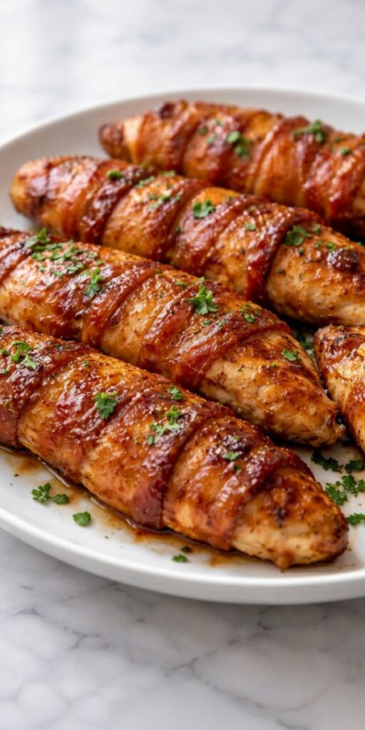 Irresistible Bacon Wrapped Chicken Tenders Recipe