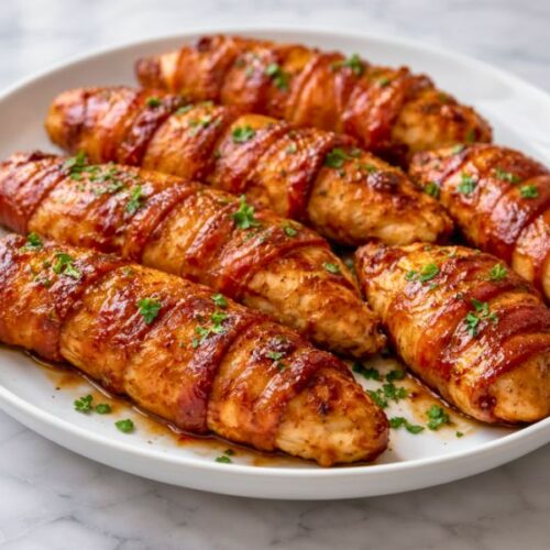 Irresistible Bacon Wrapped Chicken Tenders Recipe