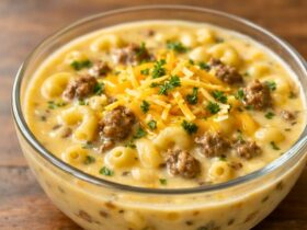 Mac & Cheese Burger Soup Recipe