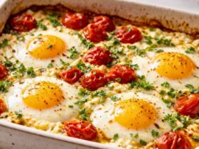 Baked Feta Eggs Recipe
