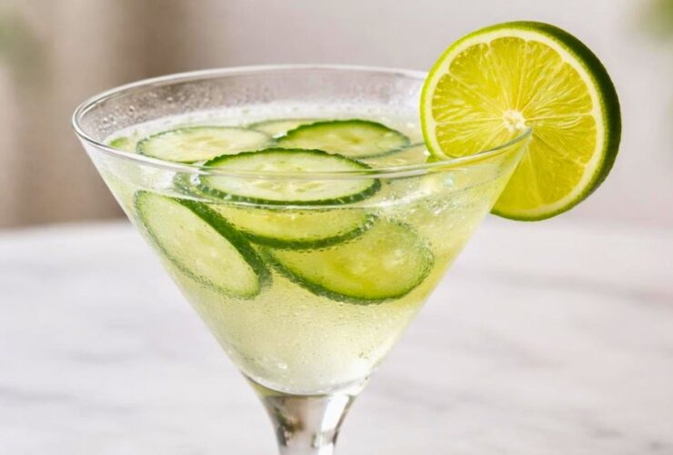 Bobby Flay Cucumber Lime Martini Recipe