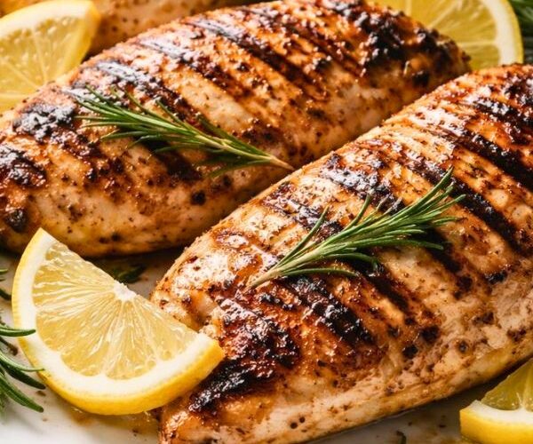 Bobby Flay Rosemary Bricked Grilled Chicken Recipe