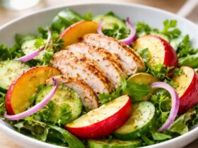 Chicken, Cucumber and Nectarine Salad Recipe
