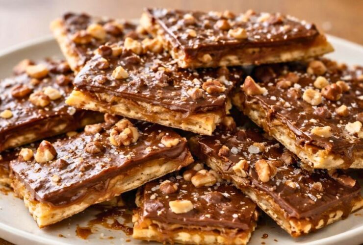Chocolate Toffee Matzo Crack Recipe