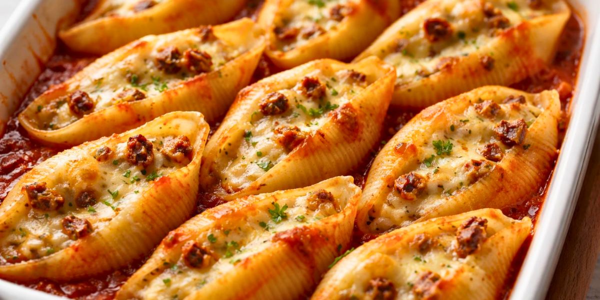Creamy Sun-Dried Tomato and Ricotta Stuffed Shells Recipe