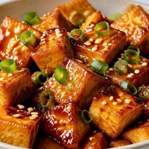 Crispy Honey Garlic Tofu Recipe