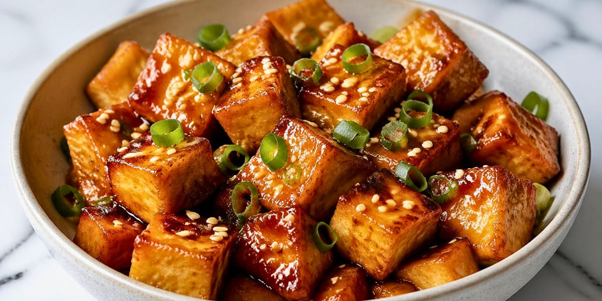 Crispy Honey Garlic Tofu Recipe