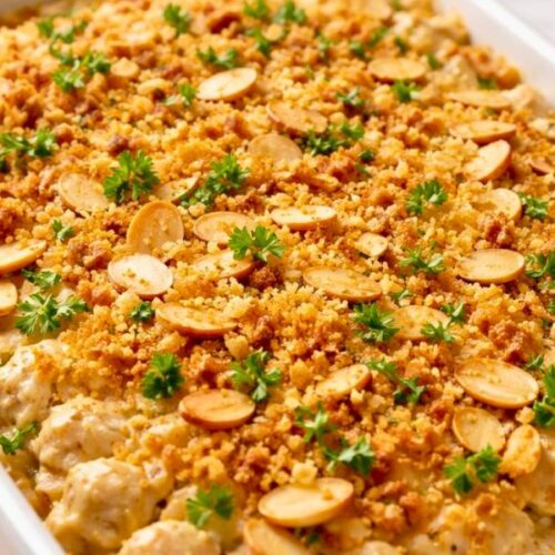 Delicious Chicken Amandine Casserole Recipe