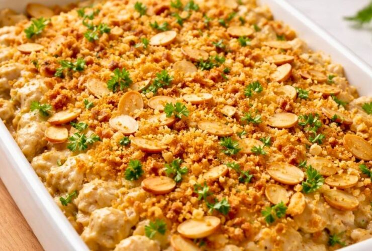 Delicious Chicken Amandine Casserole Recipe