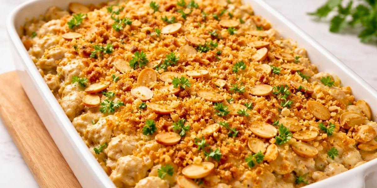Delicious Chicken Amandine Casserole Recipe