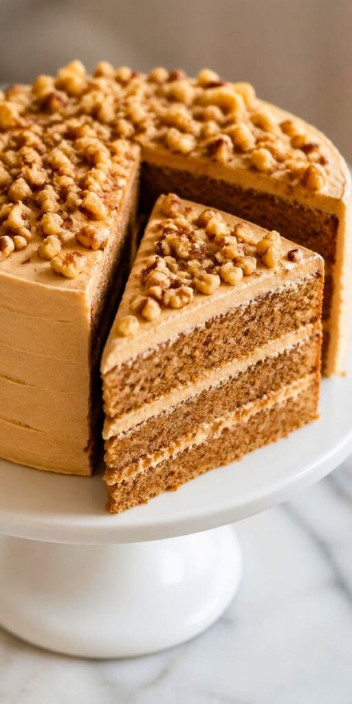 Delicious Coffee and Walnut Cake Recipe
