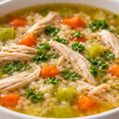 Delicious Leftover Turkey & Rice Soup Recipe