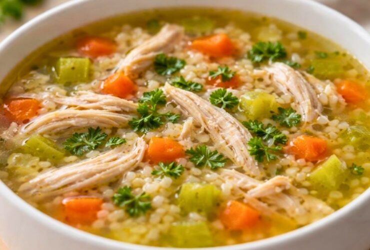 Delicious Leftover Turkey & Rice Soup Recipe