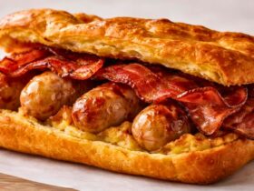 Delicious Toad in the Hole Bacon Sandwich Recipe