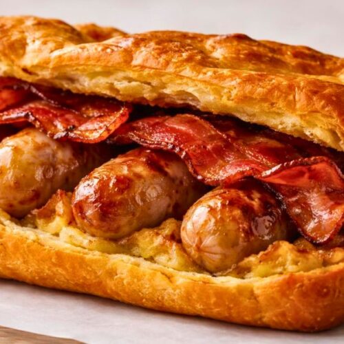 Delicious Toad in the Hole Bacon Sandwich Recipe
