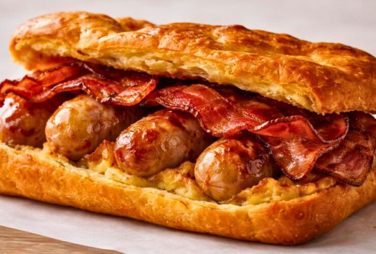Delicious Toad in the Hole Bacon Sandwich Recipe