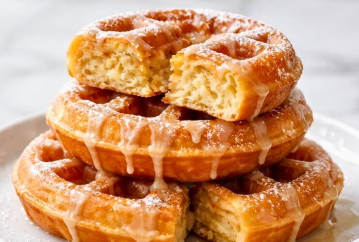 Guilt-Free Fluffy Donut Chaffles Recipe
