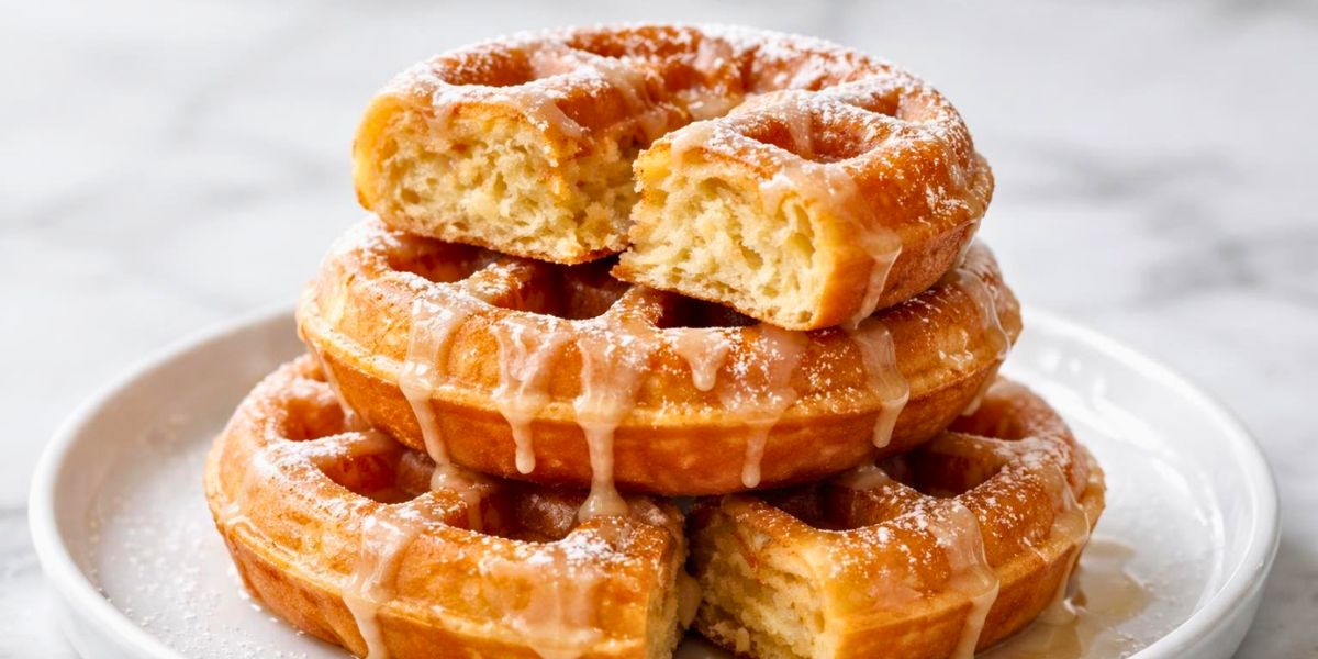 Guilt-Free Fluffy Donut Chaffles Recipe