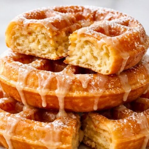 Guilt-Free Fluffy Donut Chaffles Recipe