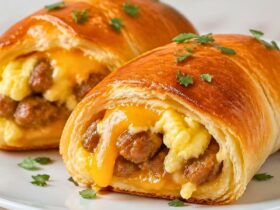 Hearty Breakfast Rolls with Sausage and Egg Recipe