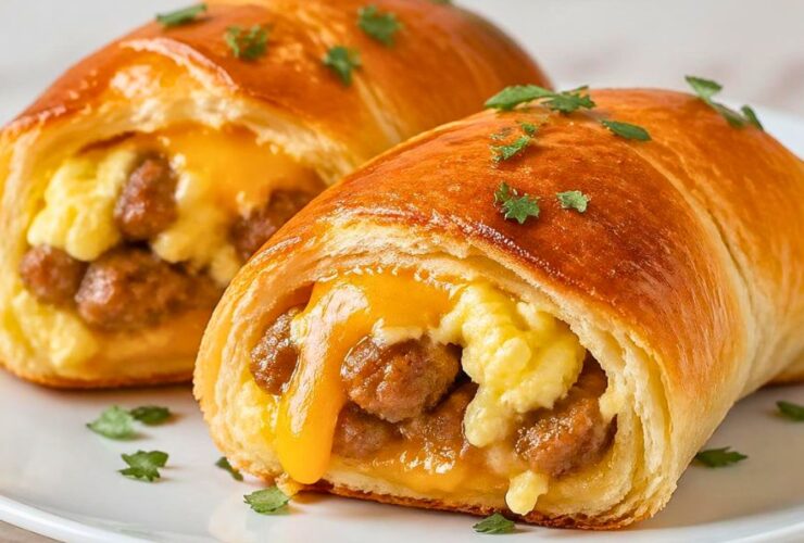 Hearty Breakfast Rolls with Sausage and Egg Recipe