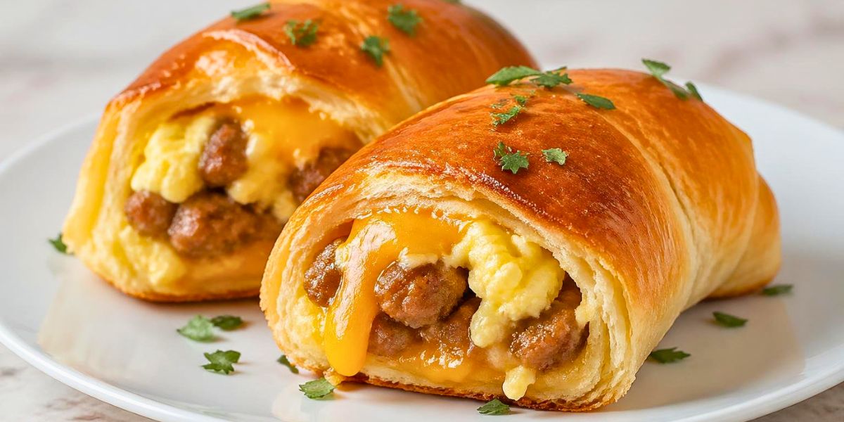 Hearty Breakfast Rolls with Sausage and Egg Recipe