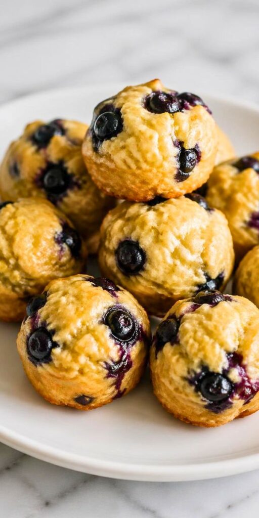 Lemon Blueberry Cottage Cheese Protein Bites Recipe