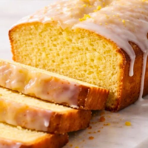 Lemon Pound Cake Recipe – Soft Lemon Loaf with Glaze