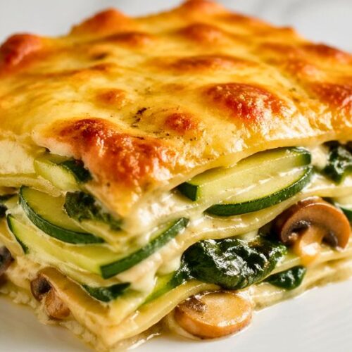 Loaded Veggie White Lasagna Recipe