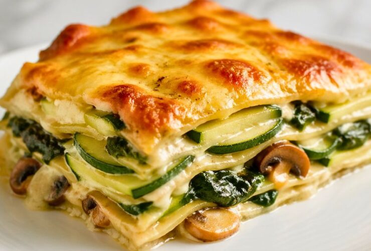 Loaded Veggie White Lasagna Recipe