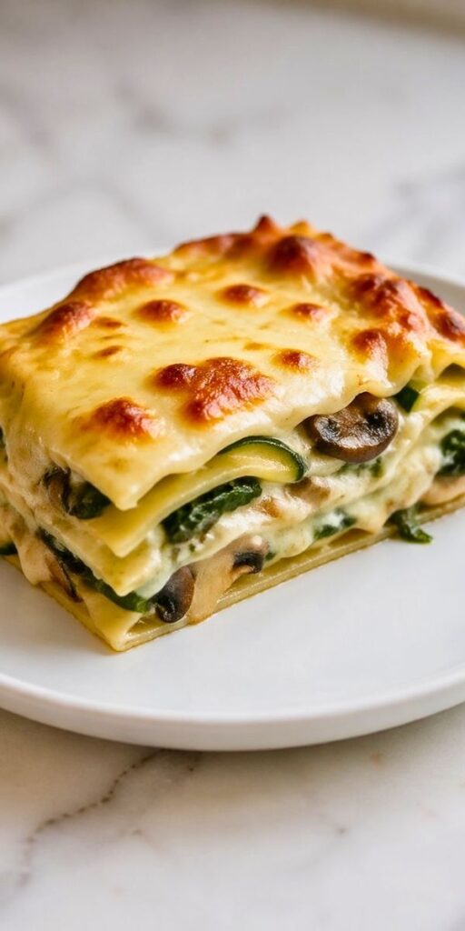 Loaded Veggie White Lasagna Recipe