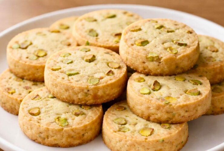 Melt-in-Your-Mouth Pistachio Shortbread Cookies Recipe