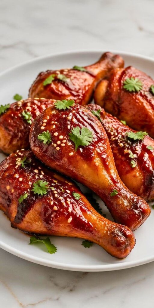 Oven Baked Sriracha Chicken Legs Recipe